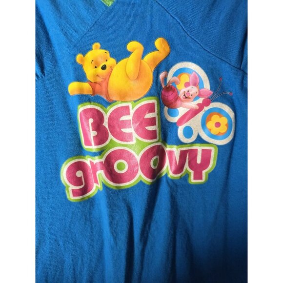 Vintage Women's Blue Winnie The Pooh Flowy Long Top/ Night Dress - Size XL - Picture 12 of 13